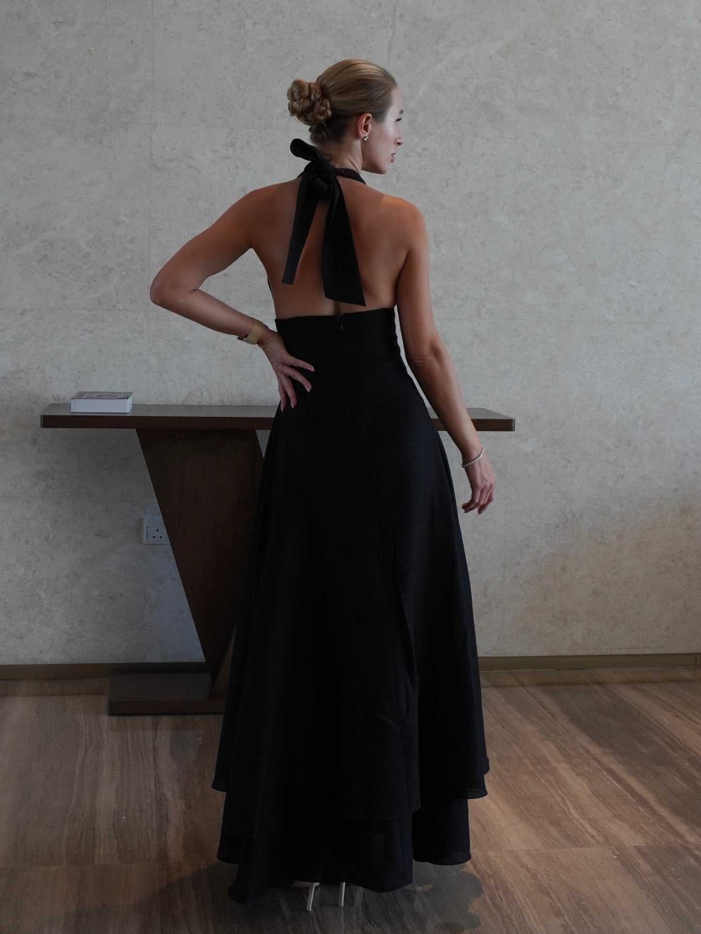 Linen Midi Dress MARILYN