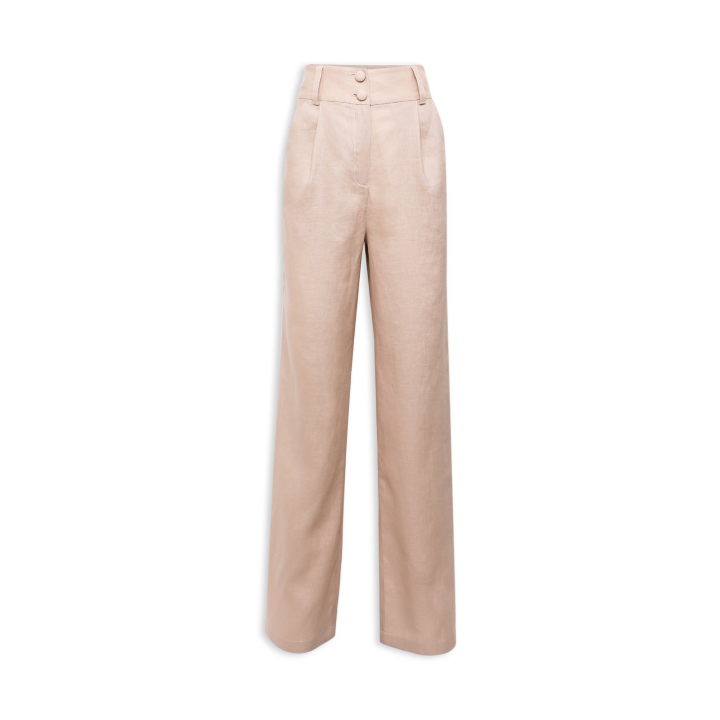 Linen High-Waisted Pants ZLATA