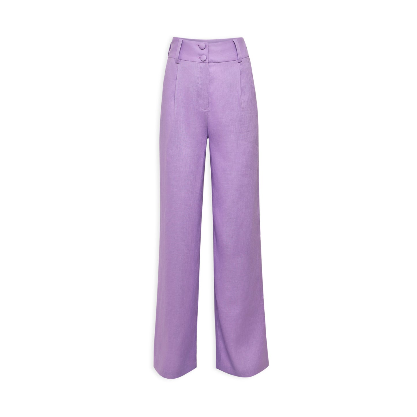 Linen High-Waisted Pants ZLATA