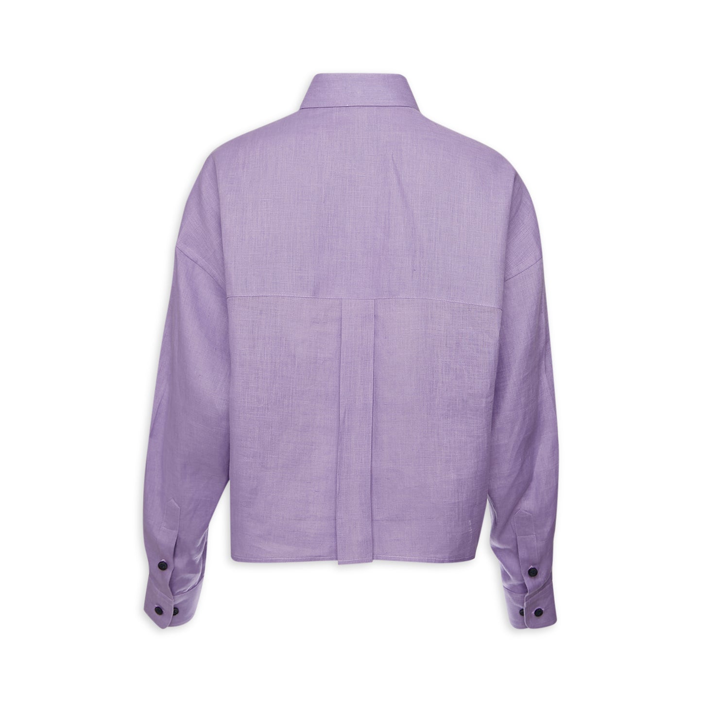 Linen Oversized Cropped Shirt MARTINA