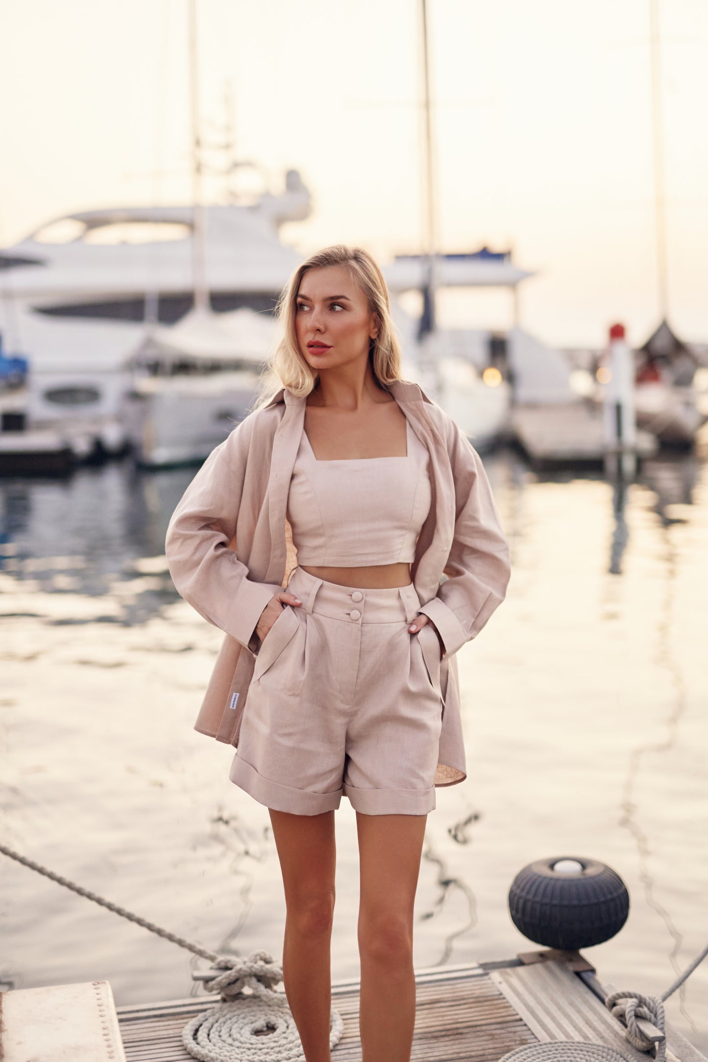 Linen Oversized Shirt VALERIA