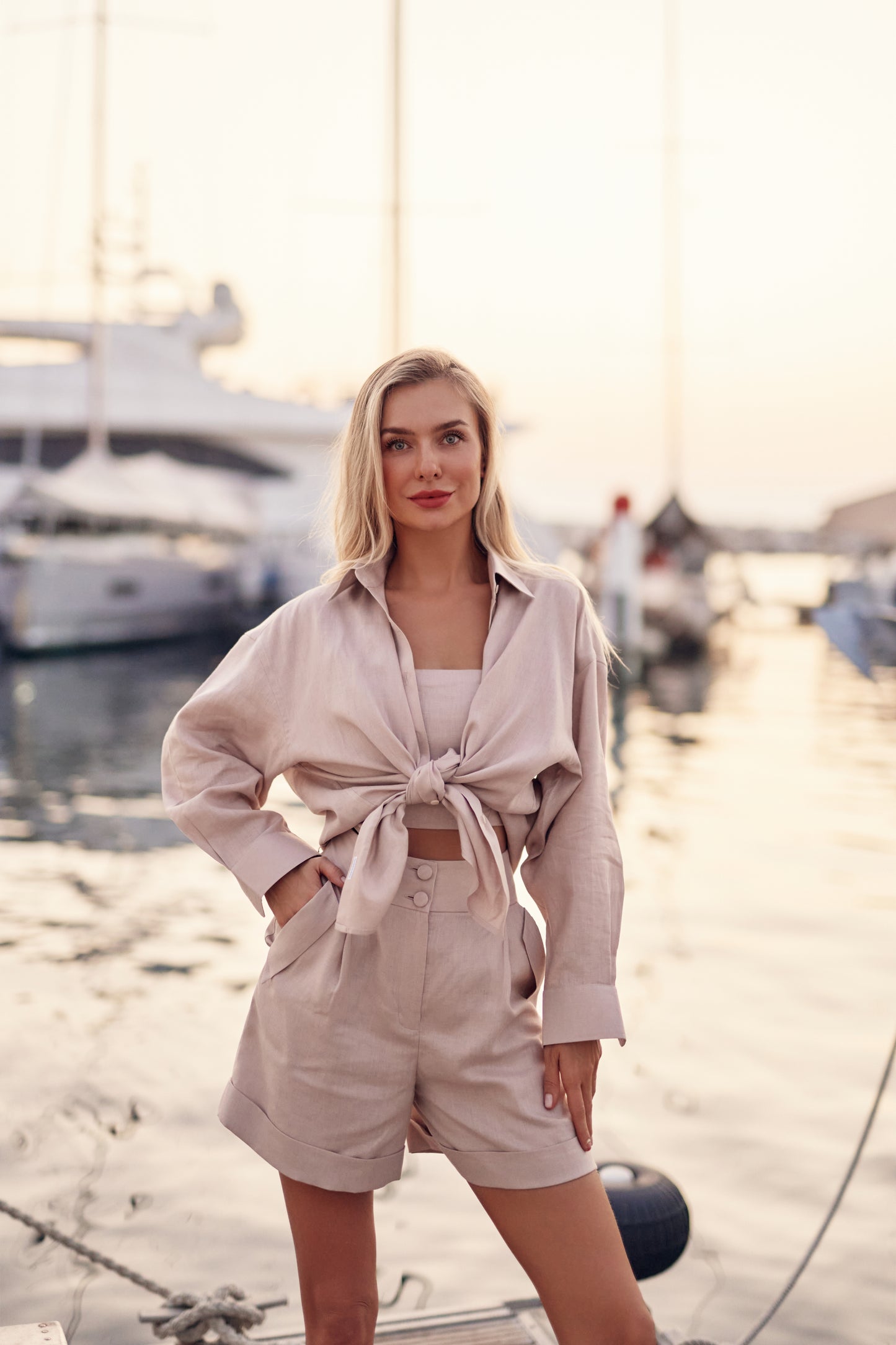 Linen Oversized Shirt VALERIA