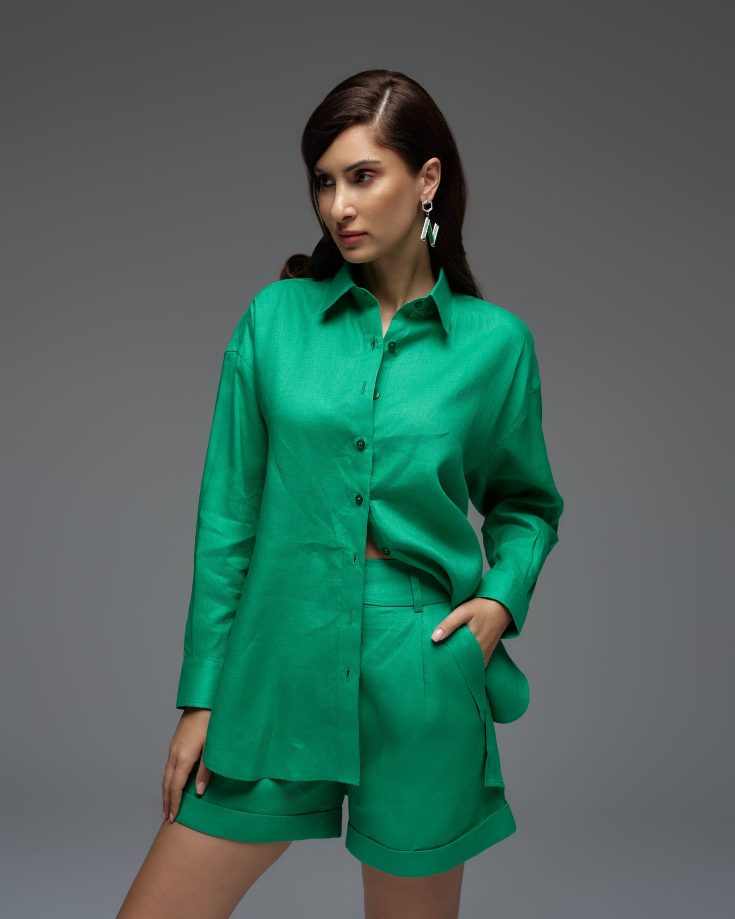 Linen Oversized Shirt VALERIA