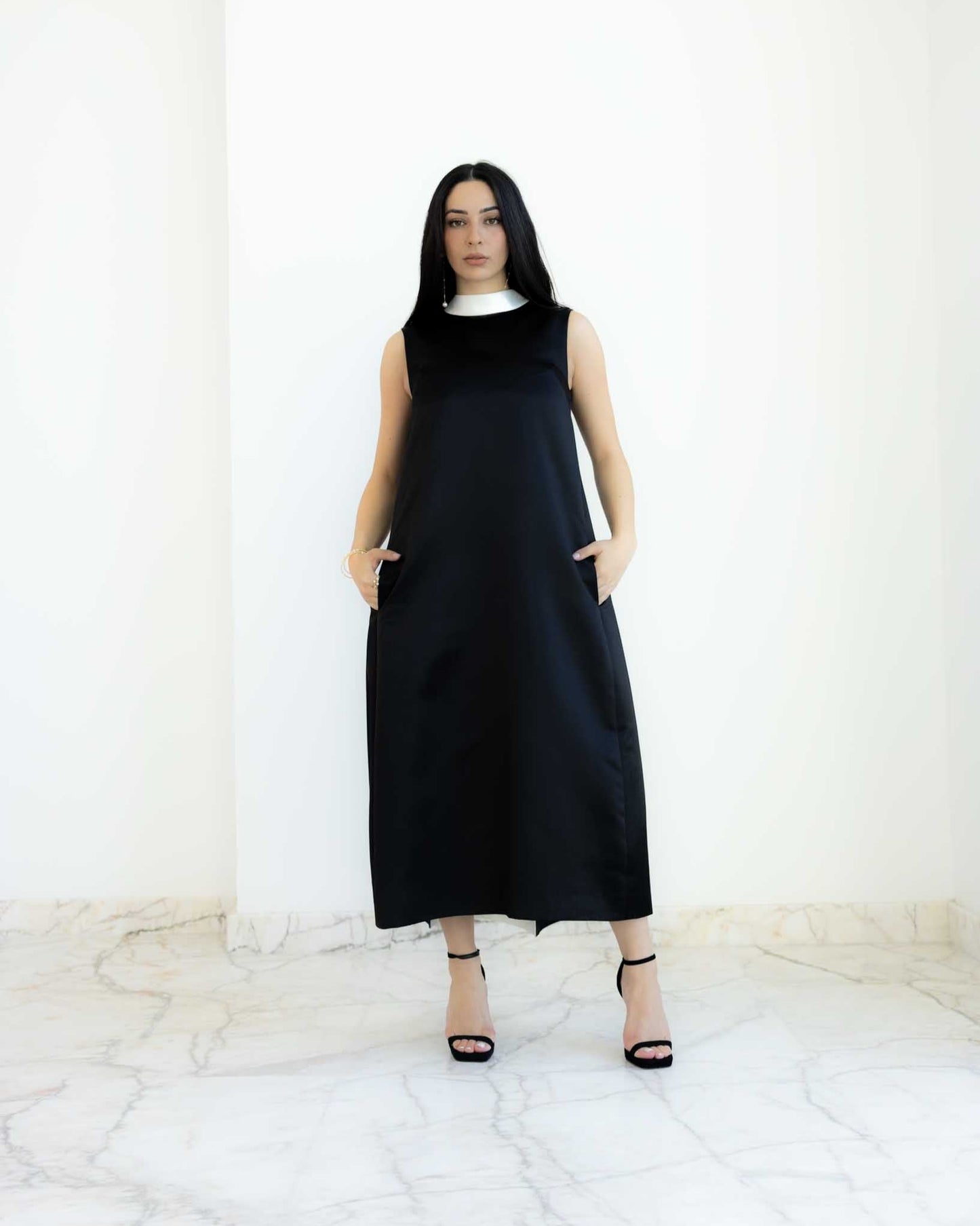 Black Taffeta Dress