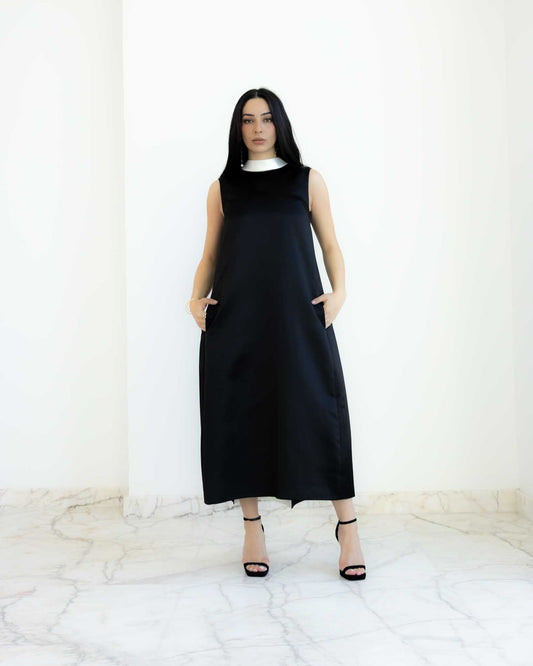 Black Taffeta Dress