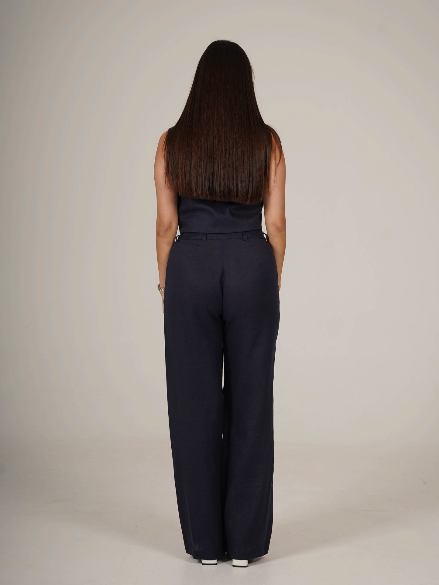 Linen Straight Fit Pants ZLATA