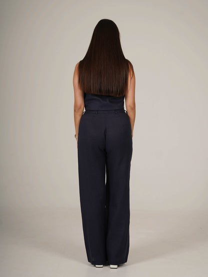 Linen Straight Fit Pants ZLATA