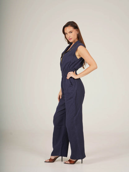 Linen Long Jumpsuit  Naomi
