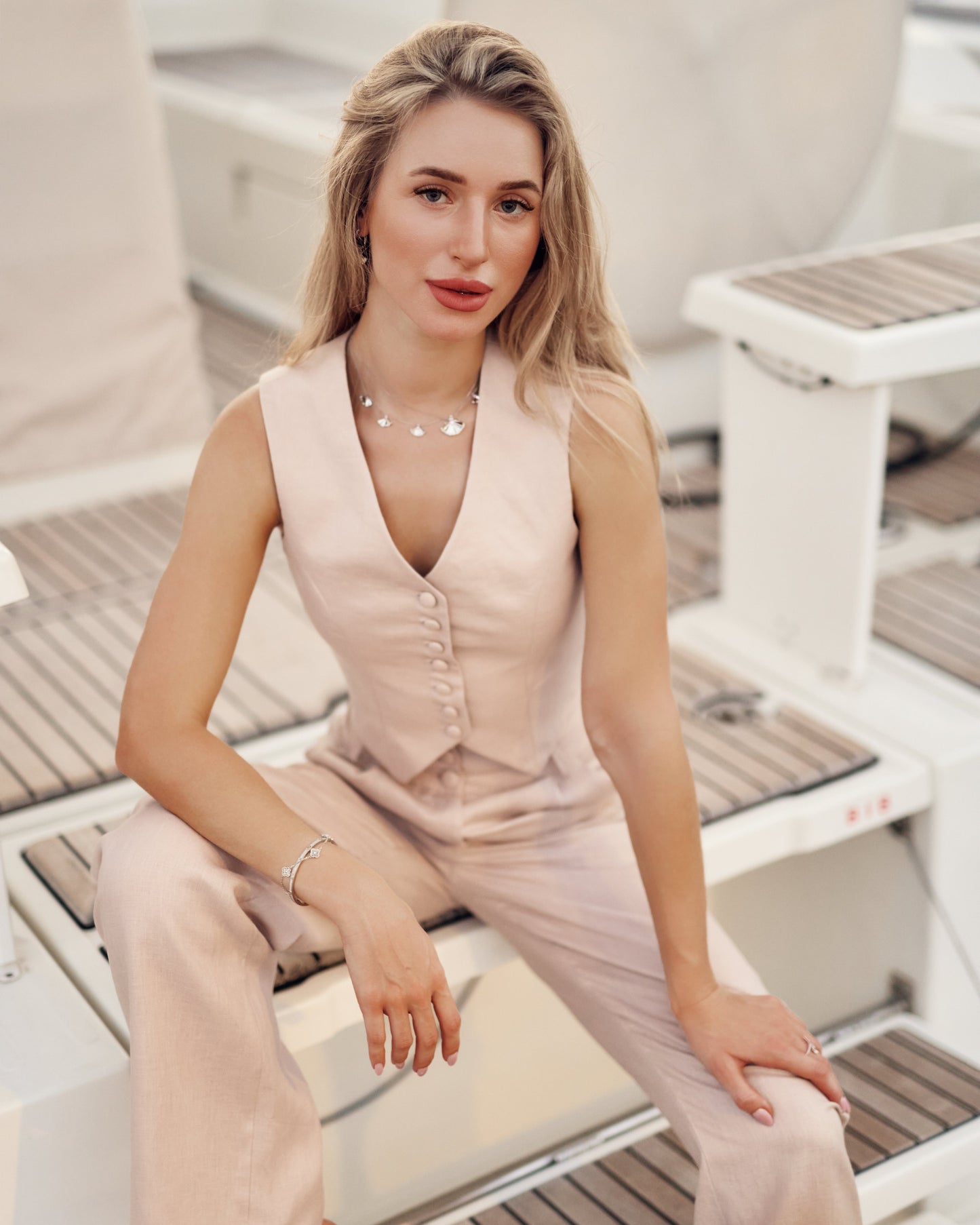 Linen Vest NATALIE