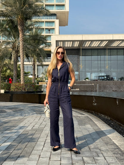 Linen Long Jumpsuit  Naomi