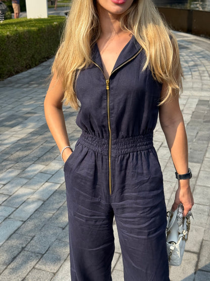 Linen Long Jumpsuit  Naomi