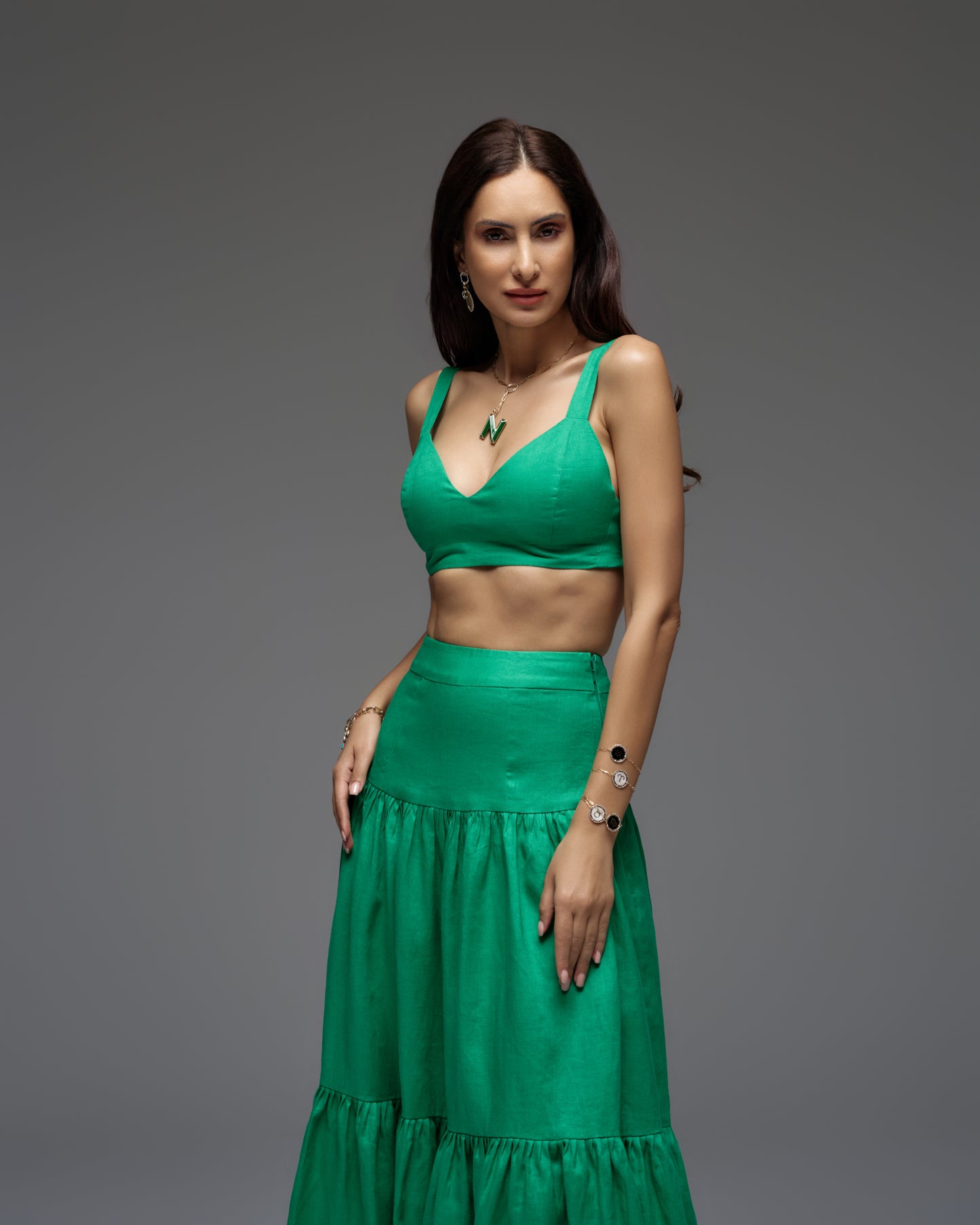 Linen Bralette Top LANA