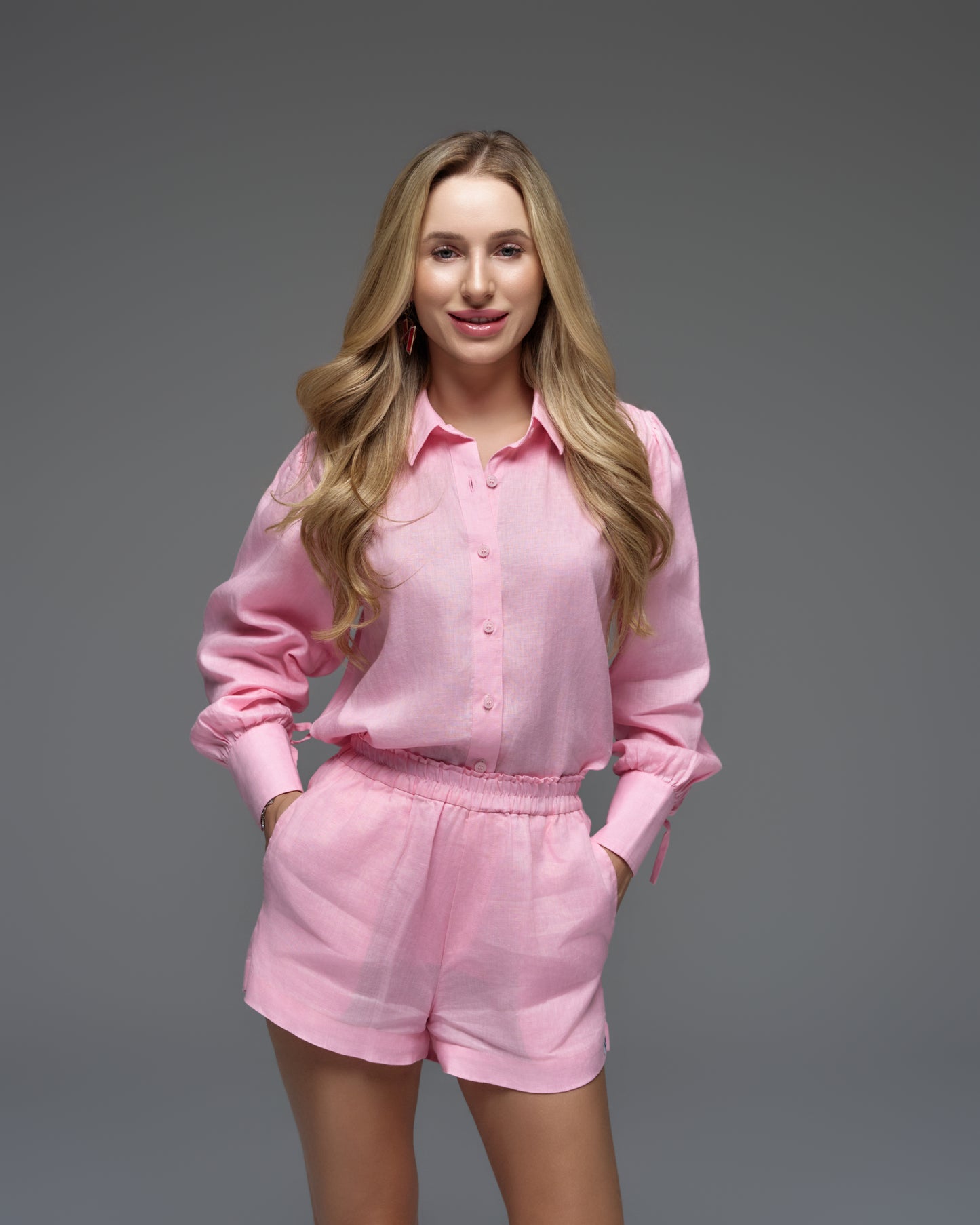 Linen Mini Shorts ALINA