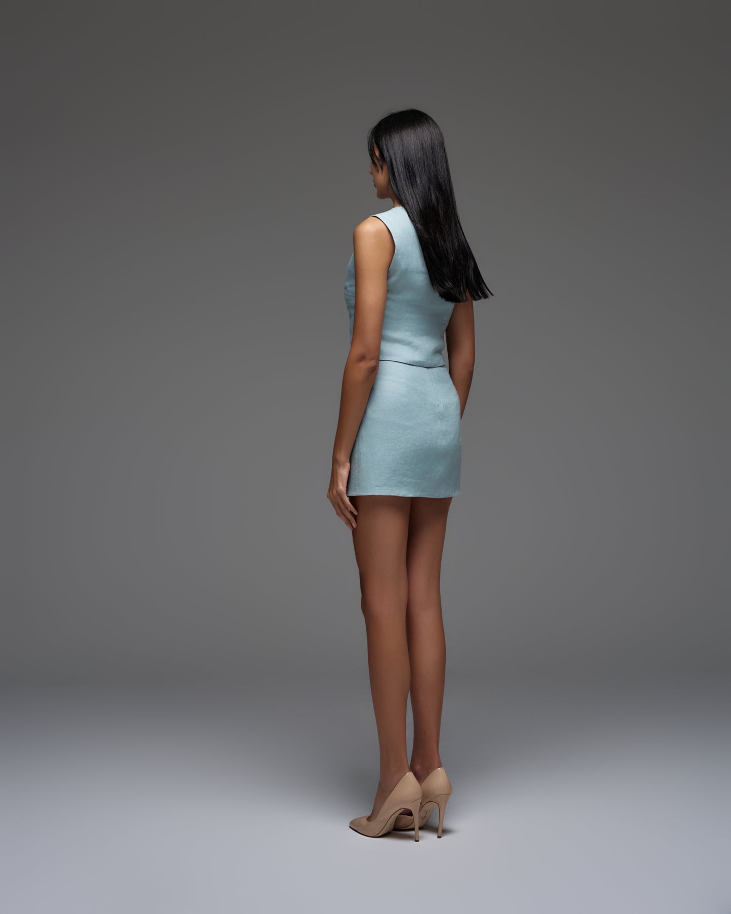 Linen Mini Skirt ARIELLA