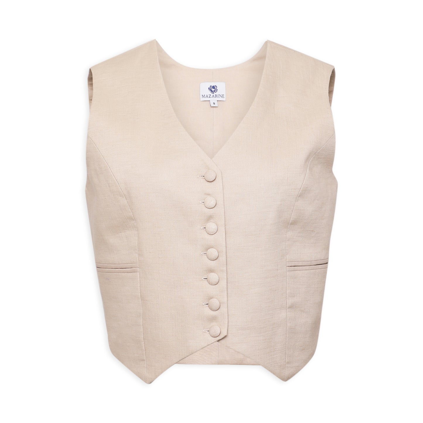 Linen Vest NATALIE