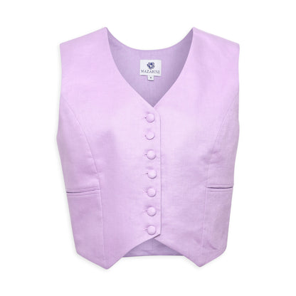 Linen Vest NATALIE