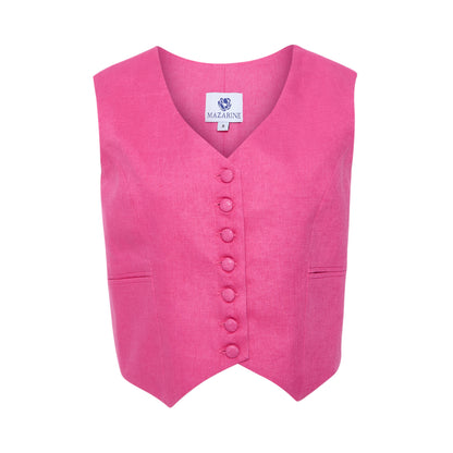 Linen Vest NATALIE