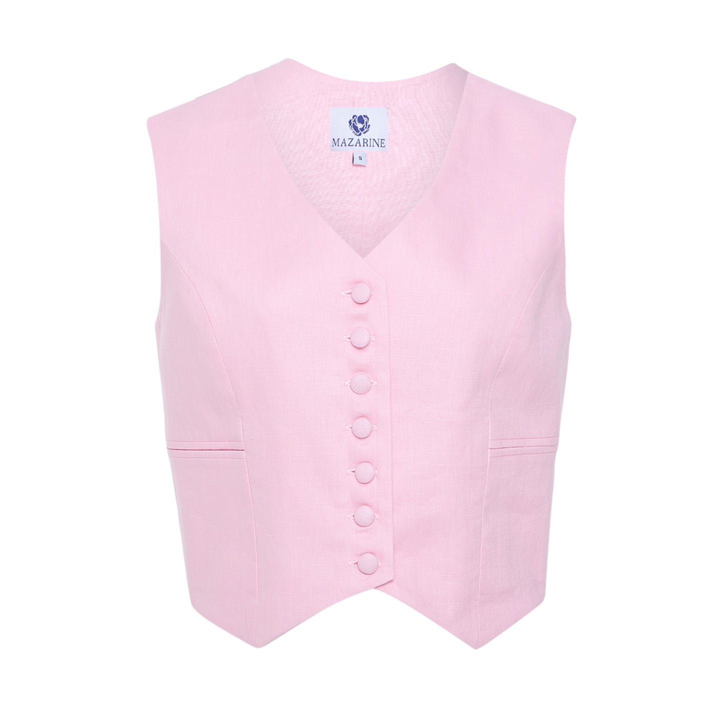 Linen Vest NATALIE
