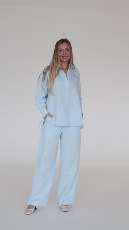 Linen Oversized Shirt VALERIA