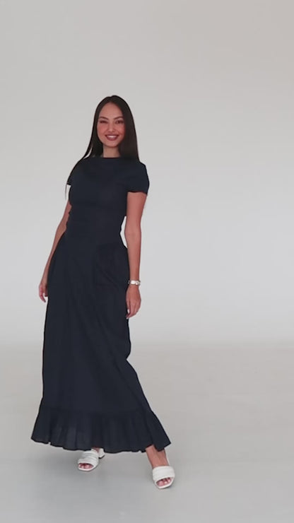 Linen Midi Dress  RAISA