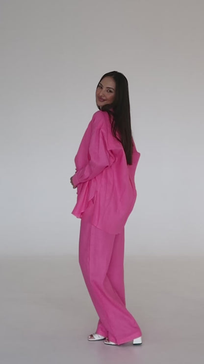 Linen Oversized Shirt VALERIA